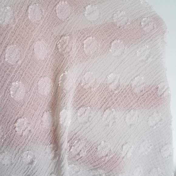 Elle Clip Dot Open Flyaway Cardigan Size Large - Picture 5 of 10